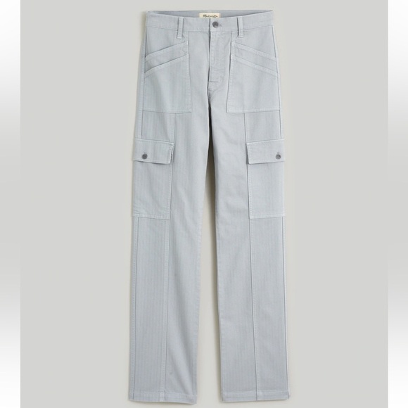 Madewell The Garment-Dyed '90s Straight Cargo Pant in Solstice size 33 NN411 - Picture 6 of 14